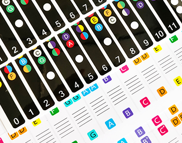 吉他&鋼琴音階標簽